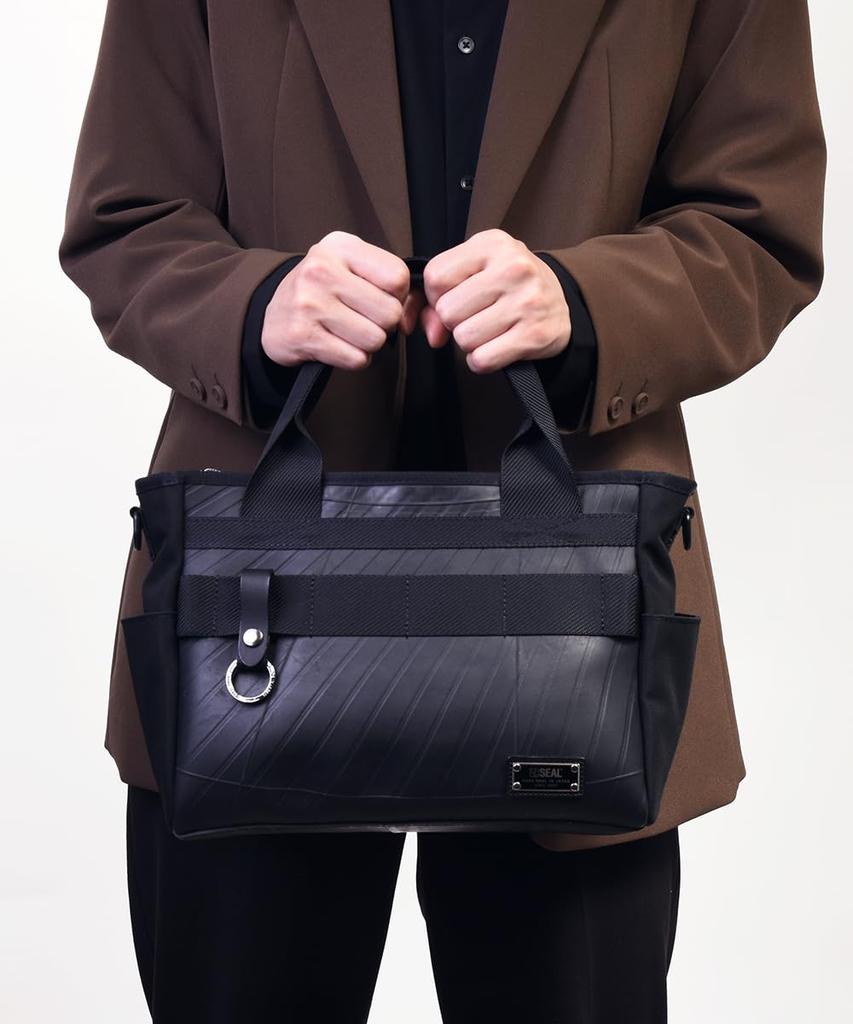 Cart Tote Mini Tote Shoulder Golf Small Made in [SEAL] Bag, Bag, Waterproof, 2-Way Bag, Men's Bag, Size, Japan, PS-268BK