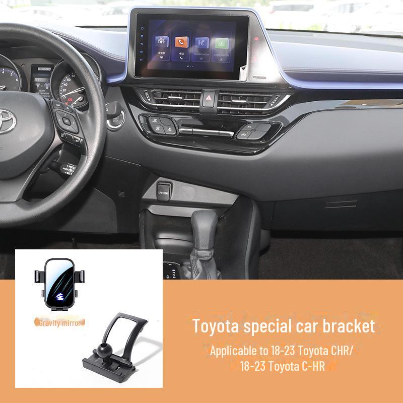 «Автомобильный держатель телефона для Toyota Camry, Corolla, Ralink, RAV4, Rongfang — горизонтальный экран, бесшумная конструкция»