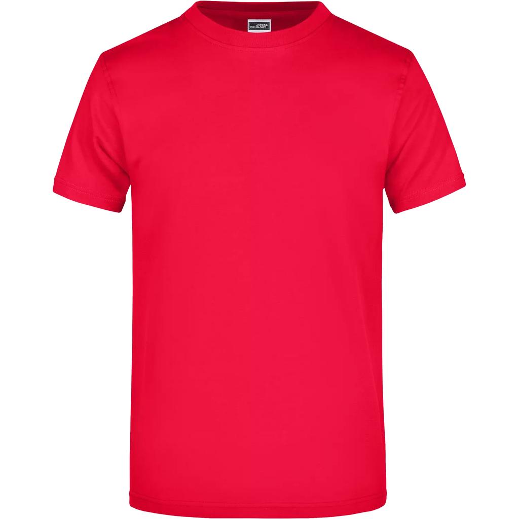 James and Nicholson Mens Plain Cotton T-Shirt