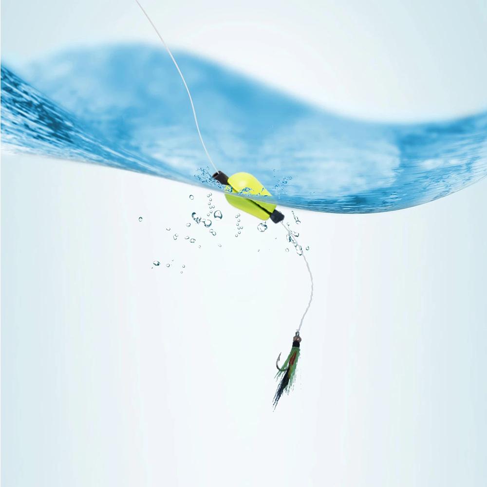 Bottom Fly Fishing Bobbers Float Oval Fishing Floats Beads Indicator Fish Beans Water droplets