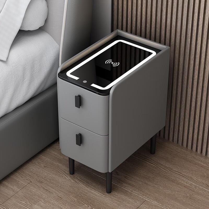 Lieve Smart Bedside Table with LED, Wireless Charging, and Bluetooth Speaker