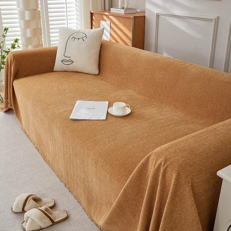 Sofa Cover Multi Functional Couch Chair Tapestry Non-Slip Cloth Sofa Cushion Blanket Decorative Dust Cover Furniture Protector
