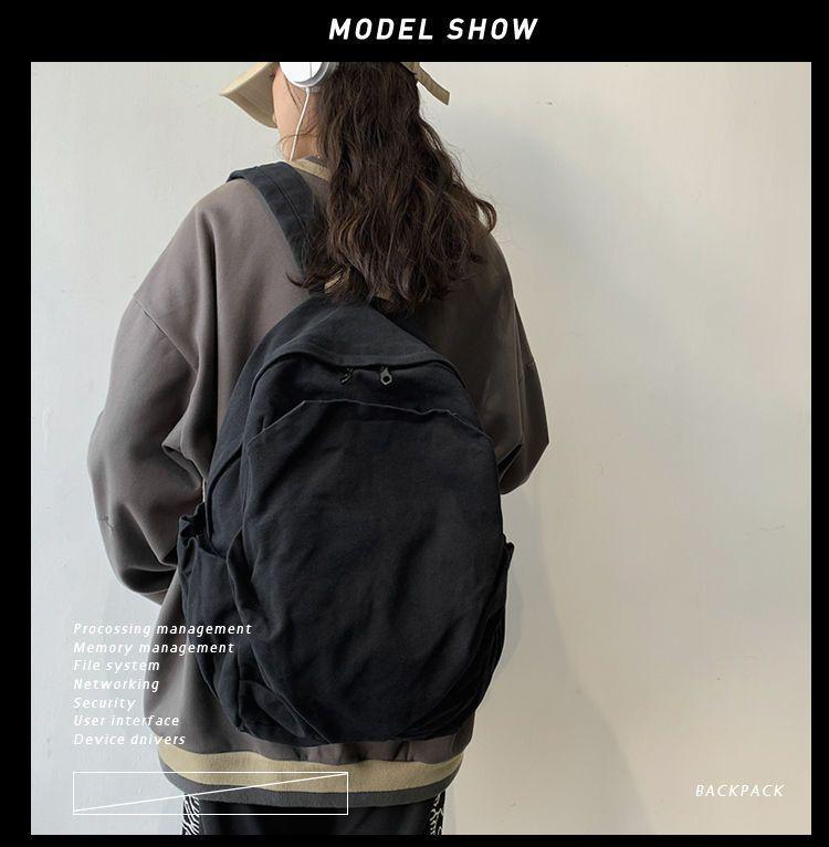 Женский ретро холщовый рюкзак: Вместительный, Прочный и Стильный для Колледжа, Путешествий и Многого Другого