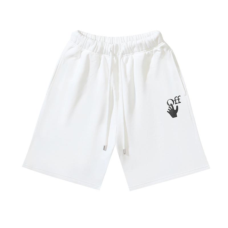 1197 Off-White 2026 Spring/Summer New OW Oil Painting Arrow Pattern Printed Men's and Women's Casual Loose Shorts