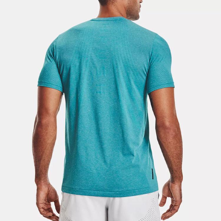 Under Armour Дышащая футболка Slim Fit для тренировок, мужские топы, синяя 1361132-476