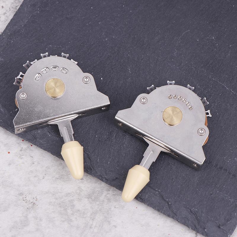 1Pc 3 Way 5 Way Electric Guitar Switch Metal Plastic Tips Switch With Screws Pickup Selector Electric Guitar Accessories