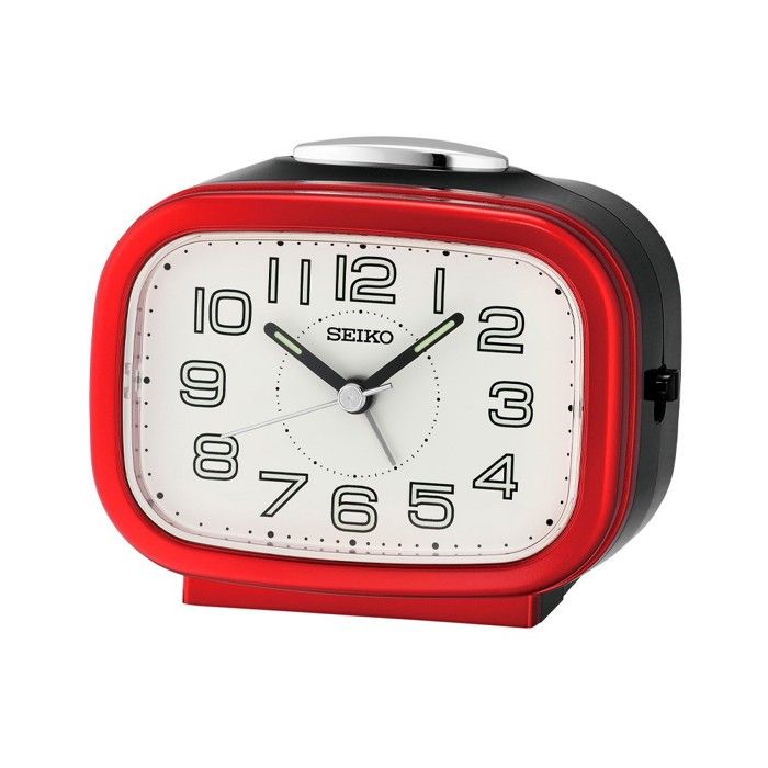 Réveil - SEIKO - QHK060R - Rouge - Analogique - Alarme