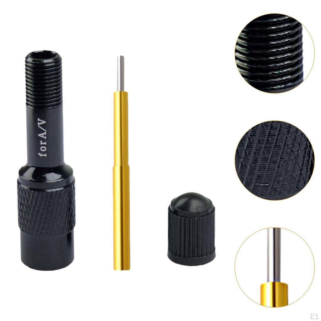 Велосипедная вилка клапан насос адаптер удлинитель алюминиевый сплав удлинитель преобразователь сопло