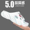 2025 Summer New Trendy Versatile Slippers Thick Bottom Stepping On Shit Feeling Comfortable Leisure Home Bathing Non-slip One-word Drag
