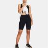 Under Armour Ua Meridian Solid High-Waisted Slim Fit Sports Shorts Women shorts Black 1383632-001