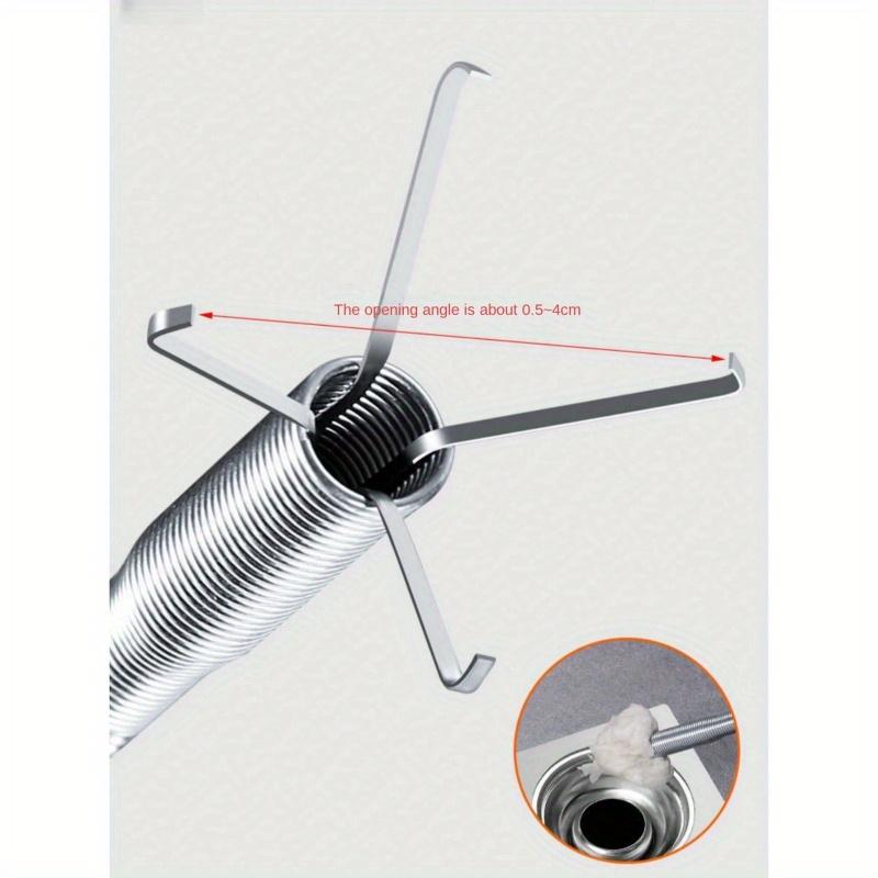 Новый улучшенный инструмент для удаления засоров волос из слива - Очиститель слива раковины для туалета, канализации, душа, кухни, ванной комнаты, ванны, средство для прочистки засоренных сливов, инструмент для чистки