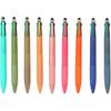 Multicolor Pen in One Multi Color Pens with Stylus Tip 4 Color Pen Nurse Accessories for Work Stylus Pens for Touch Screens 1.0mm Ballpoint 9 Pack