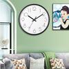Бесшумные настенные часы 30 см (12 дюймов), креативные и модные, трехмерные цифровые минималистичные часы для дома, гостиной