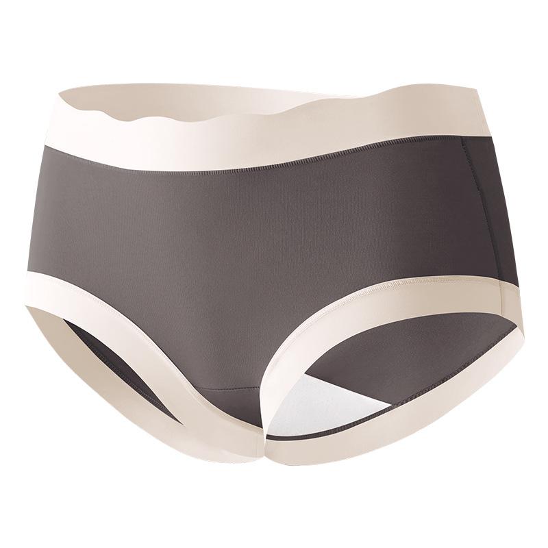 Simple Women's Traceless Underwear Large Women's Traceless Mid Waist Underwear Pure Cotton Summer