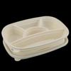Biodegradable 5-Compartment Disposable Lunch Boxes with Lids