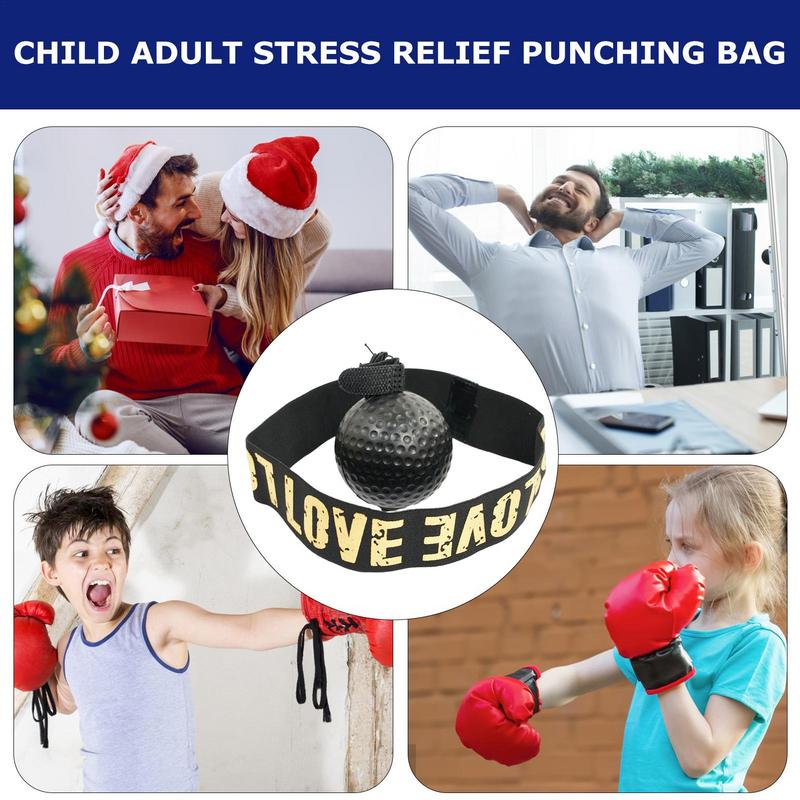 Boxing Speed Ball Head-Mounted Pu Punch SandaTraining Home Sandbag Fitness Equipment Gym Boxing Reflex Trainer
