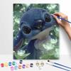 Disney oil painting digital painting art kit Lilo Stitch flowers handmade diy painting home decoration gift