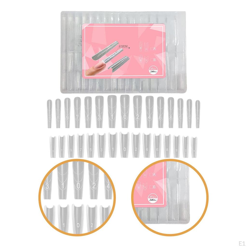 240 Pieces Manicure Tool Professional Art Forms Accessories