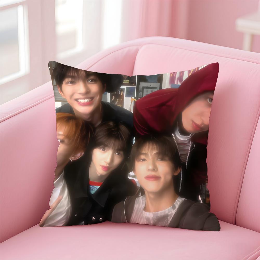Korean Handsome Boy Group CCortis Cushion Cover Pillow Case Soft Skin Friendly Fabric Concealed Zipper