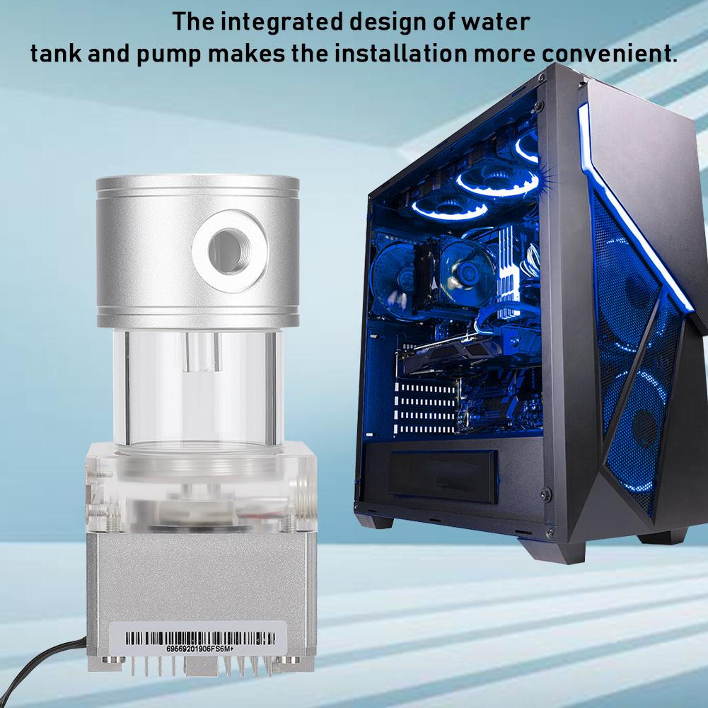PUB FS6MA-14 Computer Integrated Water Cooling Pump Kit 800l H 4 Meter Head(Black )