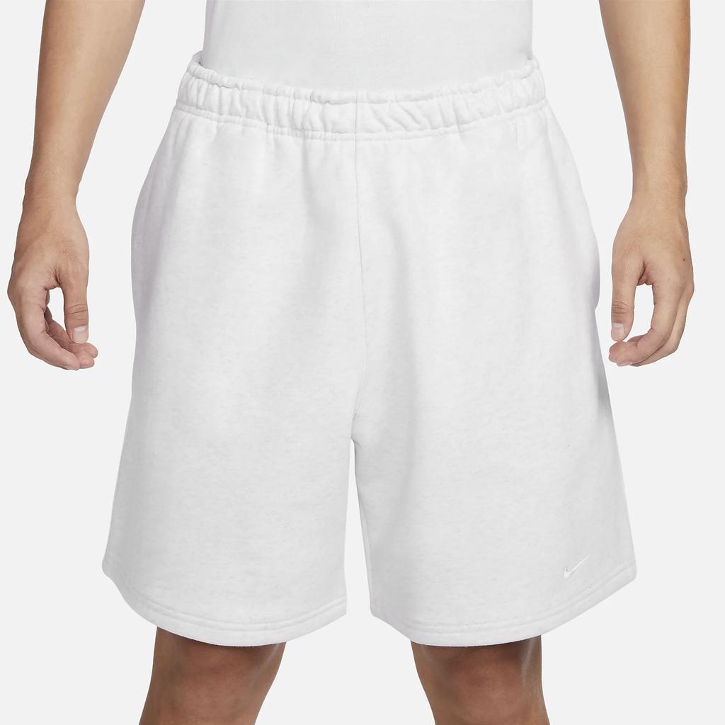 Nike Мужские спортивные шорты Solo Swoosh с однотонным логотипом и эластичной талией, белые DV3055-051