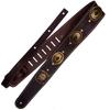 Richter Straps Motorhead Brass Guitar Strap #1568 Brown/Old