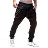 New Trendy Zipper Men's Sports Trousers Drawstring Men's Feet Closed Fashion Sports Pants