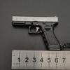 Semi-alloy 1:3 Glock Pistol Model Metal Mini G17 Toy Gun Detachable DIY Keychain Pendant Ornaments Children's Toy