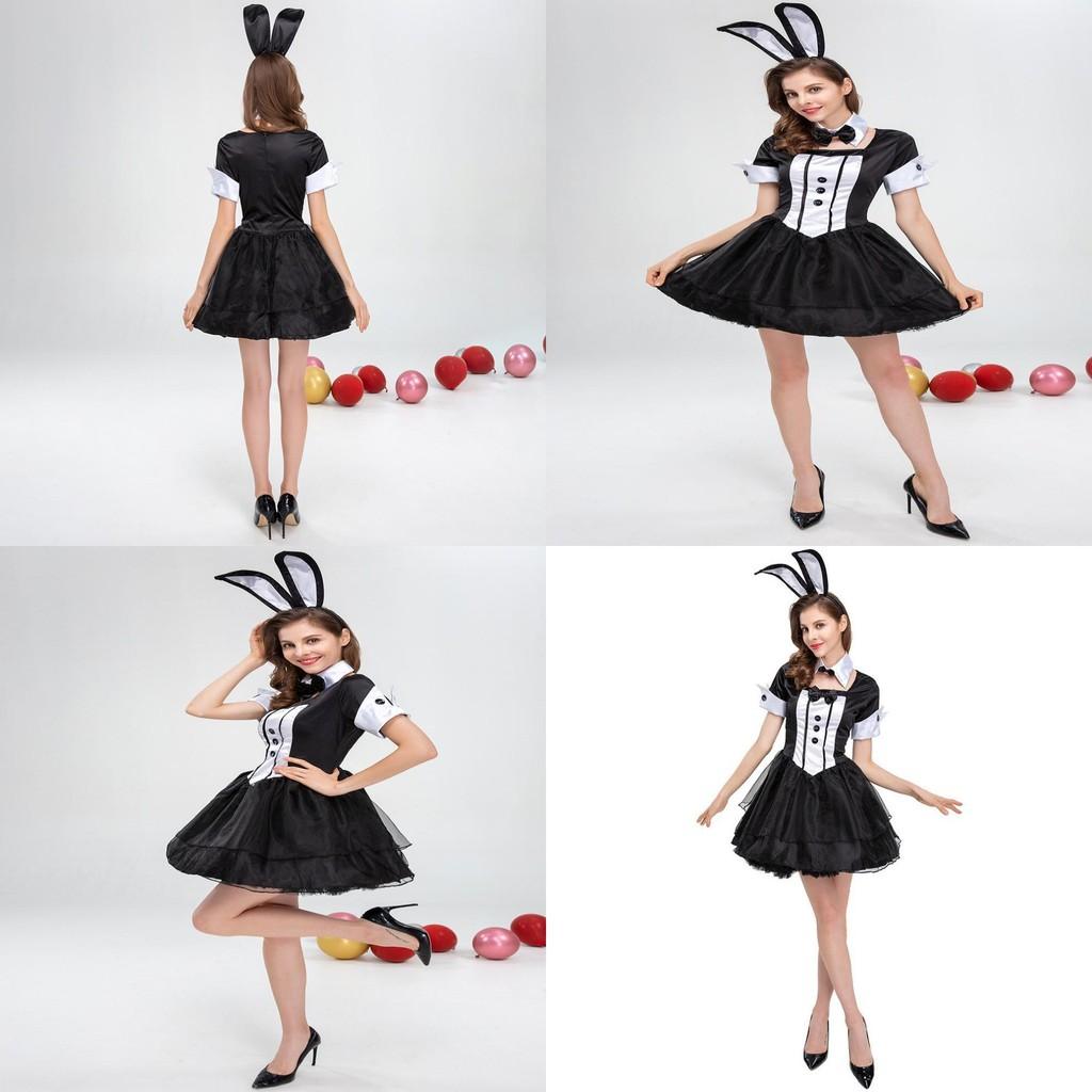 Cute Rabbit Costume For Halloween And Easter Featuring Cozy Polyester Fabric Ideal For Cosplay