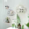 Nordic Metal Cloud Iron Storage Rack Shelf Wall Hanging Decor Grids Cloud Storage Holder Shelves Bedroom Home Decoration Gift