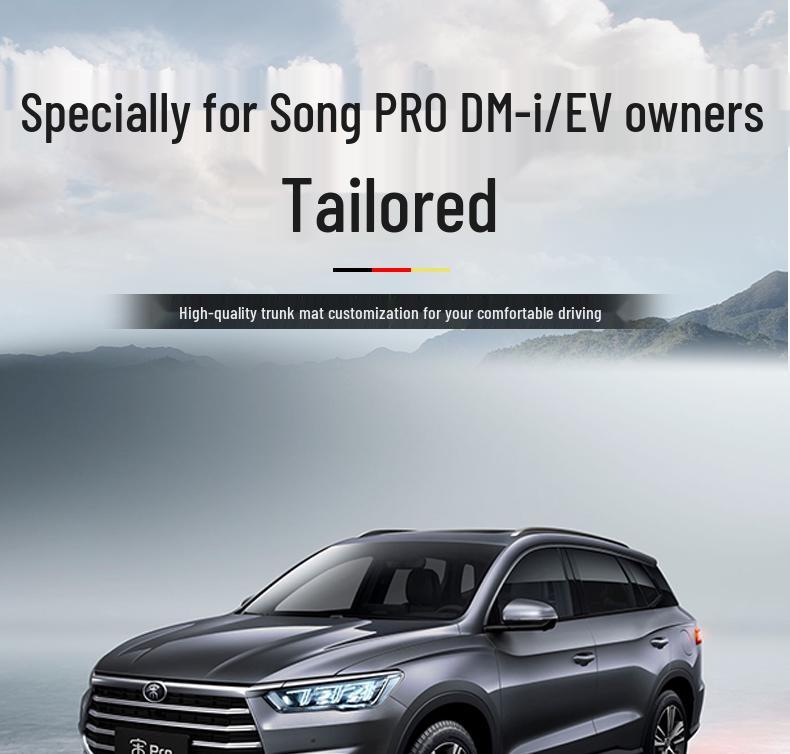 Коврик в багажник автомобиля BYD Song Pro/DMi 2025 года