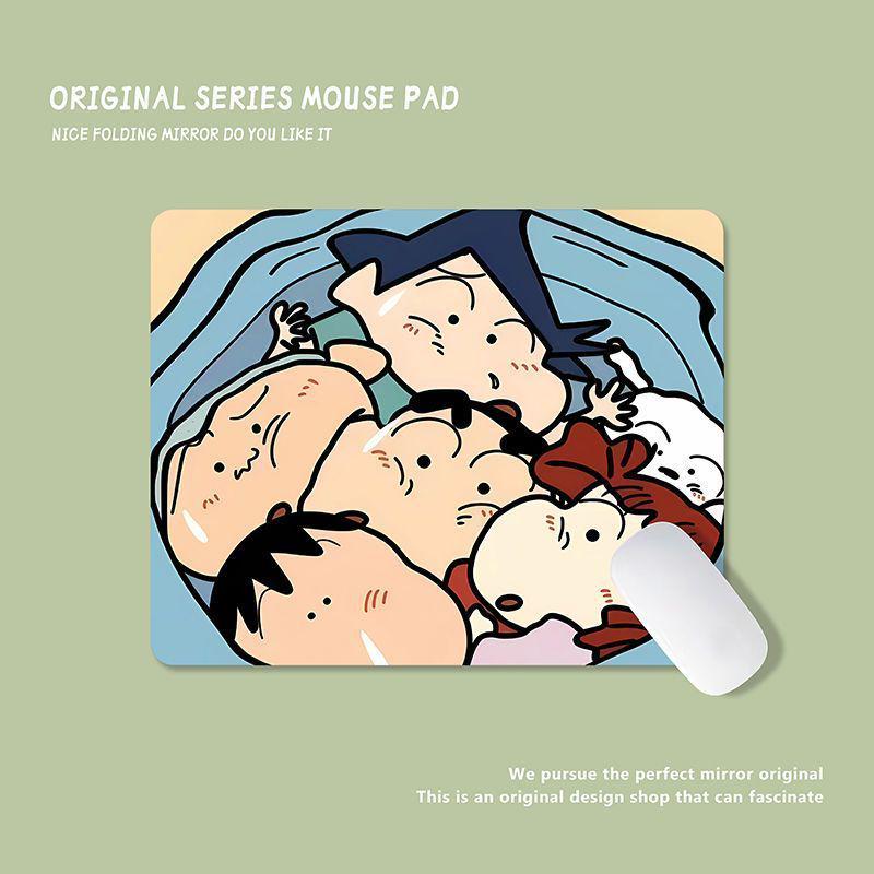 Crayon Shin-chan Cute Mouse Pad - Small Office Desk Mat for Girls