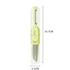 1pc Multifunctional Stainless Steel Fruit Knife Peeling Knife 2-in-1 Double End Portable Kitchen Tools