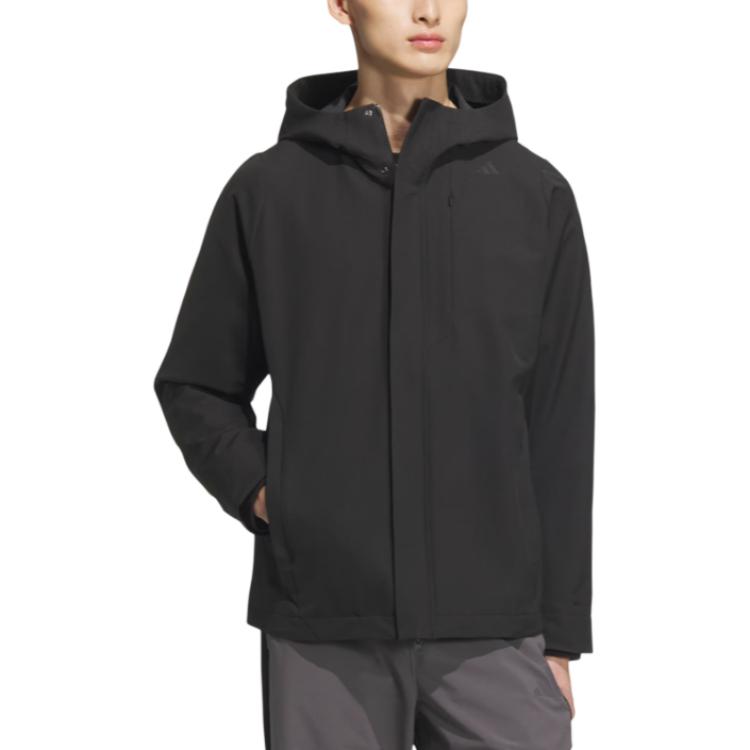 Adidas FW25 Wuzong Solotex Теплая Водонепроницаемая Дышащая Утепленная Куртка с Капюшоном Мужская Куртки KC5913