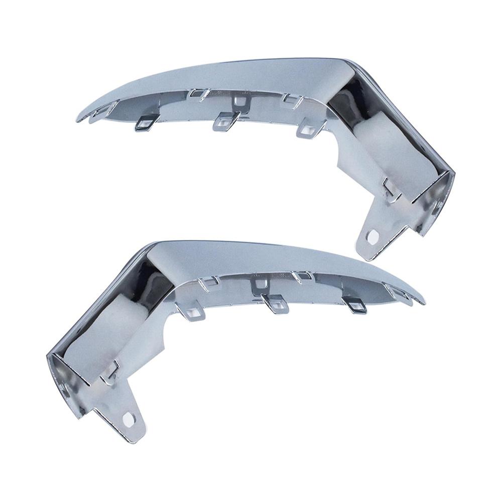 Хромированная накладка молдинг переднего бампера ПАРА Л&П для Mercedes W212 E350 2014 -2016