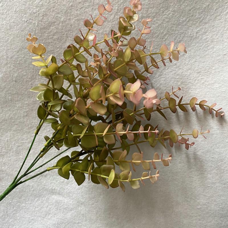 Artificial Eucalyptus Stems Plastic Faux Plants For Tabletop Decoration Gift