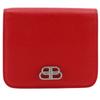 Кошелек-бифолд с логотипом BB 601474 Красная кожа Женский Б/У