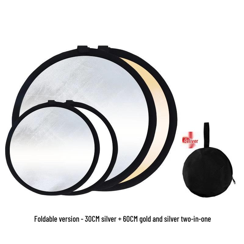 Портативный складной мини-отражатель «пять в одном» со стойкой для управления светом