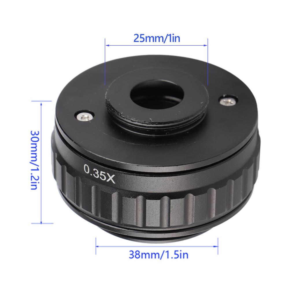 Аксессуар для микроскопа Интерфейс микроскопа 0.35X CTV Объектив микроскопа Адаптеры интерфейса камеры для тринокулярного стереомикроскопа