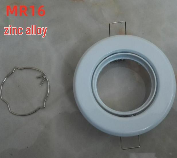 Brushed Nickel GU10 MR16 LED Ceiling Spotlight Brackets