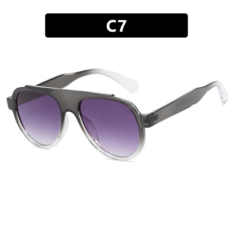 Big frame toad sunglasses new fashion trend personalized street sunglasses sun protection travel sunglasses