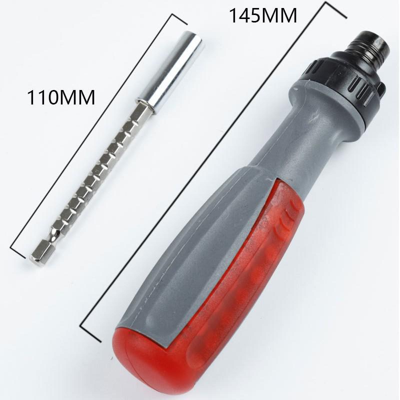 10-in-1 Multifunctional Ratchet Screwdriver Set: Phillips, Torx, Multi-angle, and Odd-shaped Bits with Sewing Machine Screwdriver