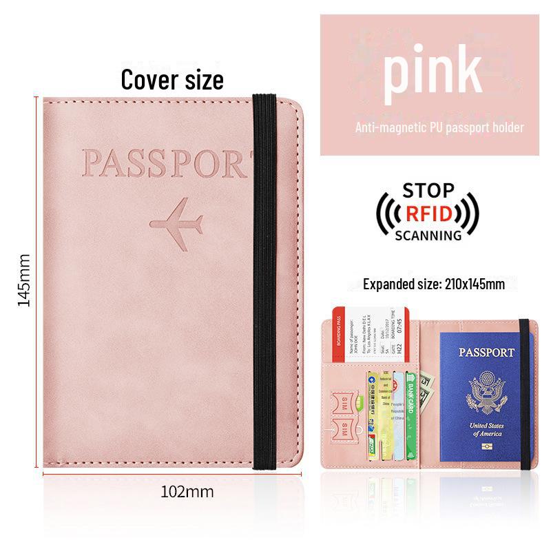 2024 RFID антимагнитный дорожный кошелек для паспорта и документов
