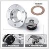 PQY - New Aluminum Billet Fuel Cell / Fuel Surge Tank Cap Flush Mount 6 bolt Surface Oxidation Opening ID 35.5mm PQY-SLYXG01