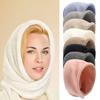 Women's Winter Scarf One-piece Hat Imitation Cashmere Knitted DIY Wrapped Woolen Hat