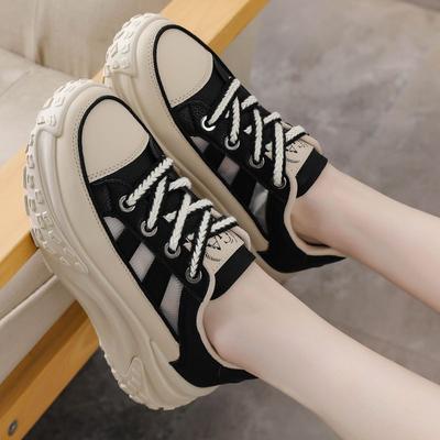 Маленькие белые туфли женские 2025 весна новая женская обувь универсальная платформа спортивная и повседневная обувь для скейтборда ins модная обувь