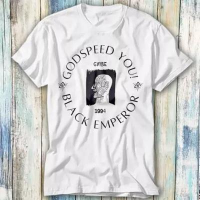 Горячо Godspeed You! Черная футболка Emperor Все размеры Подарок для фаната BL237 Унисекс футболка