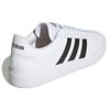 Adidas Neo Grand Court Synthetic Leather Comfortable Low-Top Sneakers Men Sneakers White Black GW9250