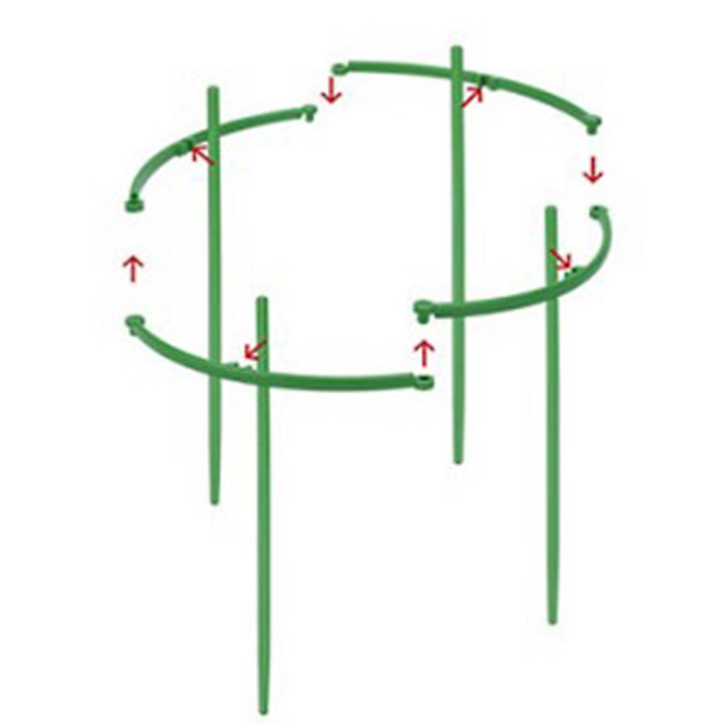 2-ярусная опора-шпалера для растений, башня для приподнятой садовой грядки, регулируемые клетки-поддержки для растений для использования в помещении и на открытом воздухе