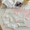 Summer Quick-Drying Antibacterial Cotton Women's Mid-Waist Briefs – Korean & Japanese Style, Comfortable & Breathable.